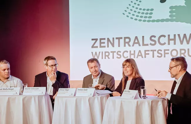 13. Zentralschweizer Wirtschaftsforum: Podiumsdiskussion «Zentralschweizer Vision»